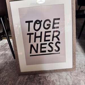 Framed Wall Art - Togetherness / You and Me - Threshold for Sale in Hialeah, FL